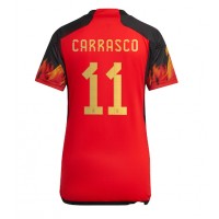Belgien Yannick Carrasco #11 Hemmatröja Kvinnor VM 2022 Korta ärmar